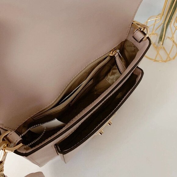 Michael Kors 35T2GS9M2L Sloan Editor Medium Messenger Bag IN Powder Blush - Picture 7 of 9